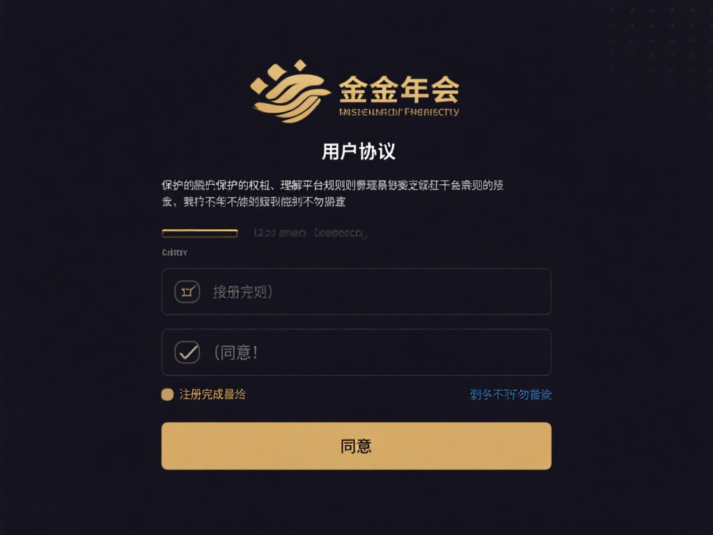 在注册完成的最后一步，您需要仔细阅读金年会的用户协